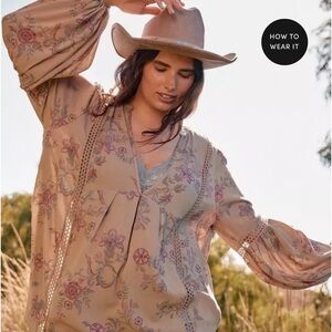 Torrid Festi Lace Inlay Top